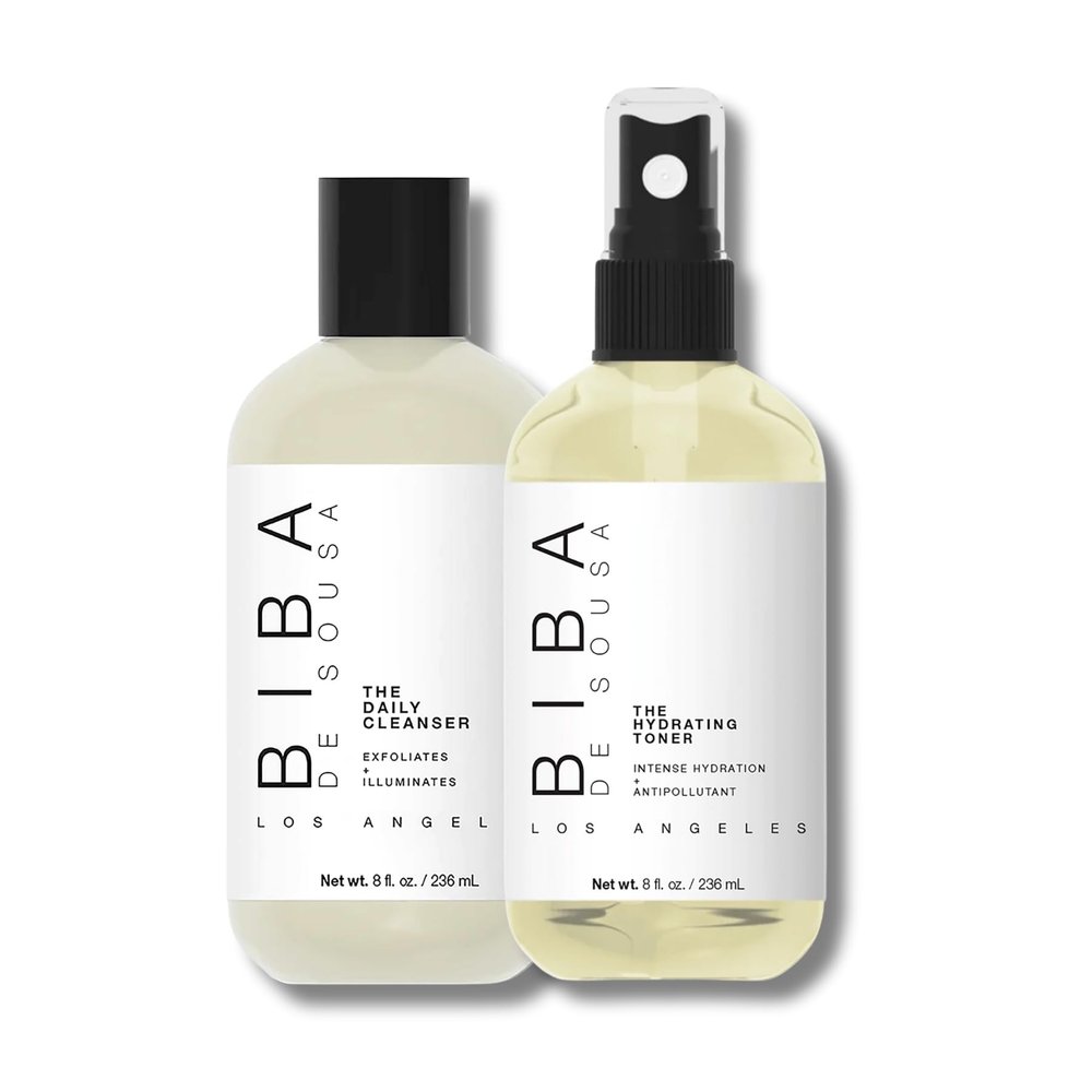 biba de sousa Daily Cleanser + Hydrating Toner Bundle