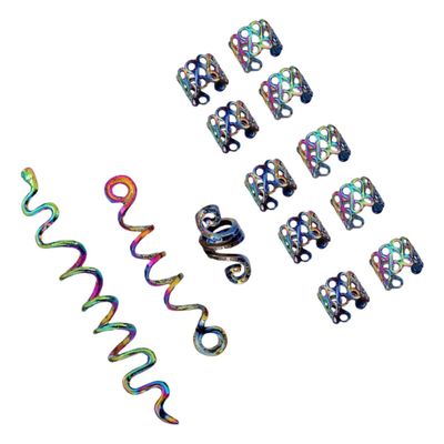 MERRYHAPY Hair Accessories for Braids Metal Braid Hair Spiral Coils Vintage Style Styling for Women