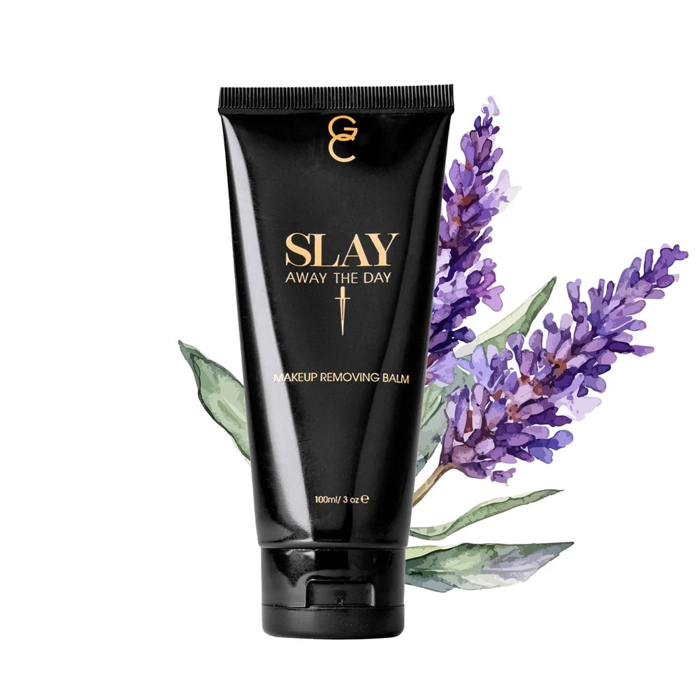Gerard Cosmetics Slay Away The Day Makeup Melting Balm (Lavender), Cleansing Makeup Removing Balm with Coconut Oil & Hydrating Ingredients, Ultra Gentle Cleansing Oil for All Skin Types
