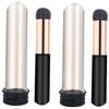 MAGICLULU 2pcs Silicone Lip Brush Lip Balm Applicator with Round Head Design for Precise Makeup Application Travel-friendly Case Included Soft and Gentle view 1