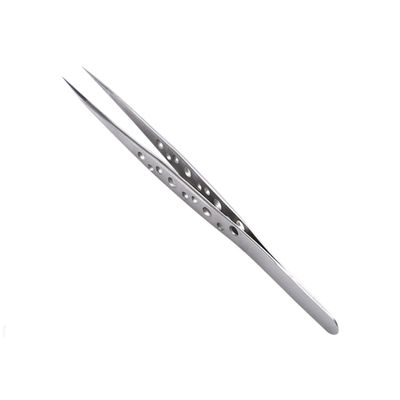 Beatifufu 2pcs Professional Nail and Eyebrow Curved Straight Tips Static Nonmagnetic Design for Manicure and Eyelash Applications Ergonomic and Lightweight for Easy Handling