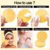 30 Pieces Facial Sponge Compressed,Mixed Colors, 100% Natural Sponges for Cleansing and Exfoliation view 4