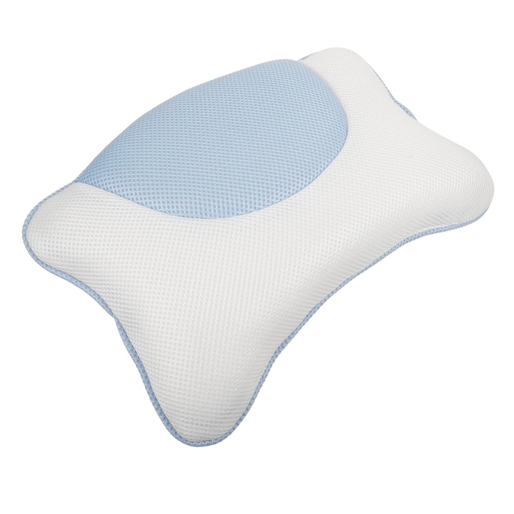 Anneome Suction Cup Bath Pillow for Headrest for Bathtub Spa Non-Slip Design for Relaxation Washable Bathroom Neck Support Pillow