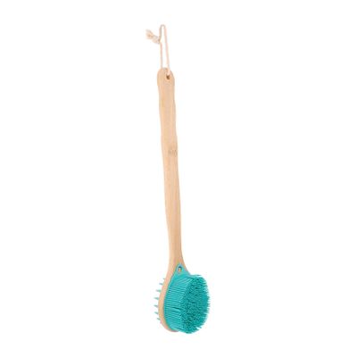 FOMIYES Bath Brush Shower for Your Back Shower Scrubbing Brush Bath Scrubber with Handle Back Brush Long Handle for Shower Bath Massage Cleaning Brush Long Shower Brush Body Shower Brush, Green