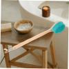 FOMIYES Bath Brush Shower for Your Back Shower Scrubbing Brush Bath Scrubber with Handle Back Brush Long Handle for Shower Bath Massage Cleaning Brush Long Shower Brush Body Shower Brush, Green view 3