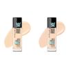 Maybelline Fit Me Matte + Poreless Liquid Foundation Makeup Bundle with Light Beige and Natural Ivory, 1 Count Each view 1