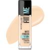 Maybelline Fit Me Matte + Poreless Liquid Foundation Makeup Bundle with Light Beige and Natural Ivory, 1 Count Each view 2