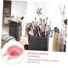 VINTORKY 2pcs Bunny-shaped Silicone Makeup Brush Cleaners Dual-purpose Brush and Puff Cleaners Convenient Space-saving Design for Cleaning view 3