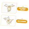 Outanaya Gold Butterfly Hair Clips 5pcs Women's Hair Accessories Mini Hair Clips Wedding Hair Pins Hair Decorations view 2