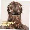 Outanaya Gold Butterfly Hair Clips 5pcs Women's Hair Accessories Mini Hair Clips Wedding Hair Pins Hair Decorations view 4
