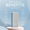 SEACRET Minerals Professional Nail Buffing Block, 3 Ways Buffing Block The Secret for Shiny Nails, Manicure & Pedicure, Pack of 2 view 3