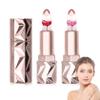 BKPPLZP 2 Pack Crystal Flower Jelly Lipstick,Magic Color Changing Lipstick,PH Clear Temperature Color Changing Lip Gloss,Lip Balm,Long Lasting Nourishing Moisturizing Lip Stick Set D01+02 view 1