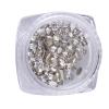 Rulbelok 50 Horse Eyes Nail Art Rhinestones Nail Gems Nail Stones Flat Back Nail Jewels For Nail Art DIY Crafts Makeup Nail Crystals, White view 1