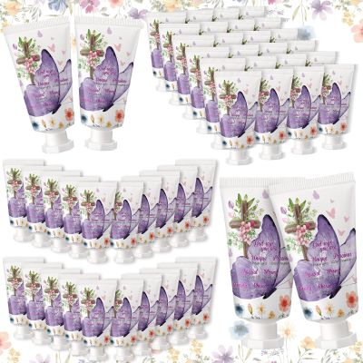 Heigble 50 Pack Christian Hand Lotion Bulk Gifts for Women Christmas Stocking Stuffers Gifts Bible Mini Travel Hand Lotion for Women Church Appreciation(Vibrant)