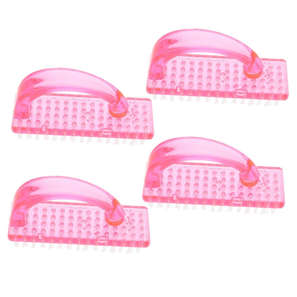 MERRYHAPY 4pcs Nail Cleaning Brush for Fingernails and Toes Soft Bristles for Deep Cleaning Nail Dust and Debris Compact and Lightweight Design for Easy Use