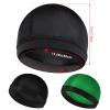 Molain Durags Bonnet 2 PCS Satin Turban Wave Cap Adjustable Night Grip Loc Turban Scrub Caps Skull Beanies Bandana Hat Hair Cover Head Band Tie Wrap Lined Dreadlock Sleeping Sleep Scarf(Black/Green) view 3