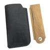 Beavorty 1set Wooden Folding Pocket Comb with Case Portable Beard and Hair Comb for Travel Compact Multi-functional Hair Care Tool for Men view 1