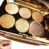 Glitter Eyeshadow Palette Makeup Set,6 Colors Shimmer Eyeshadow Palette Gold Eyeshadow Highly Pigmented Long Lasting Waterproof Nude Eyeshadow Palette Make Up Palettes for Women 2-5 Days Delivery view 1