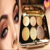Glitter Eyeshadow Palette Makeup Set,6 Colors Shimmer Eyeshadow Palette Gold Eyeshadow Highly Pigmented Long Lasting Waterproof Nude Eyeshadow Palette Make Up Palettes for Women 2-5 Days Delivery view 4