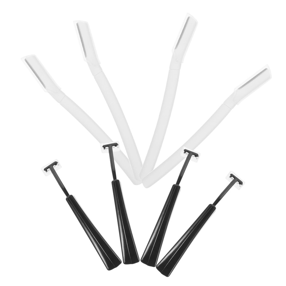 Outanaya 4sets Eyebrow Razor Safe Gentle for Face Compact Portable Grooming Kit Razor for Women