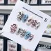Handmade Nail Wearing Love Graffiti Handdrawn Cartoon Children's Fun Finished Short Nail Fake Nails 10pcs (Size : XS, Color : 24484) view 3