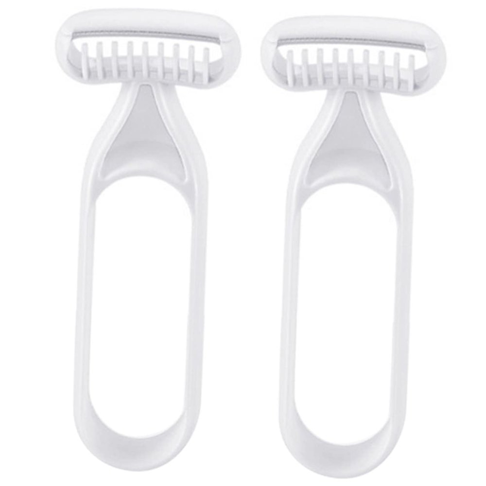 Outanaya 2pcs Body Hair Trimmer for Women Portable Armpit Leg Shaver Precision Blades for Smooth Shaving for Shower Use and Sensitive Skin Care