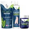 Tea Tree Foot Soak & Callus Remover Gel Kit - Extra Strength Callus Remover Gel & Foot Soak With Epsom Salts For Calluses & Tea Tree Oil Foot Cream - Moisturizing Athletes Foot Care For Dry Feet view 1