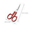 Hemoton 2Pcs Stainless Steel Eyebrow Scissors Set Curved and Straight Blades Precision Eyebrow Hair Trimmer Grooming Tool for Facial Hair and Brow Shaping view 3