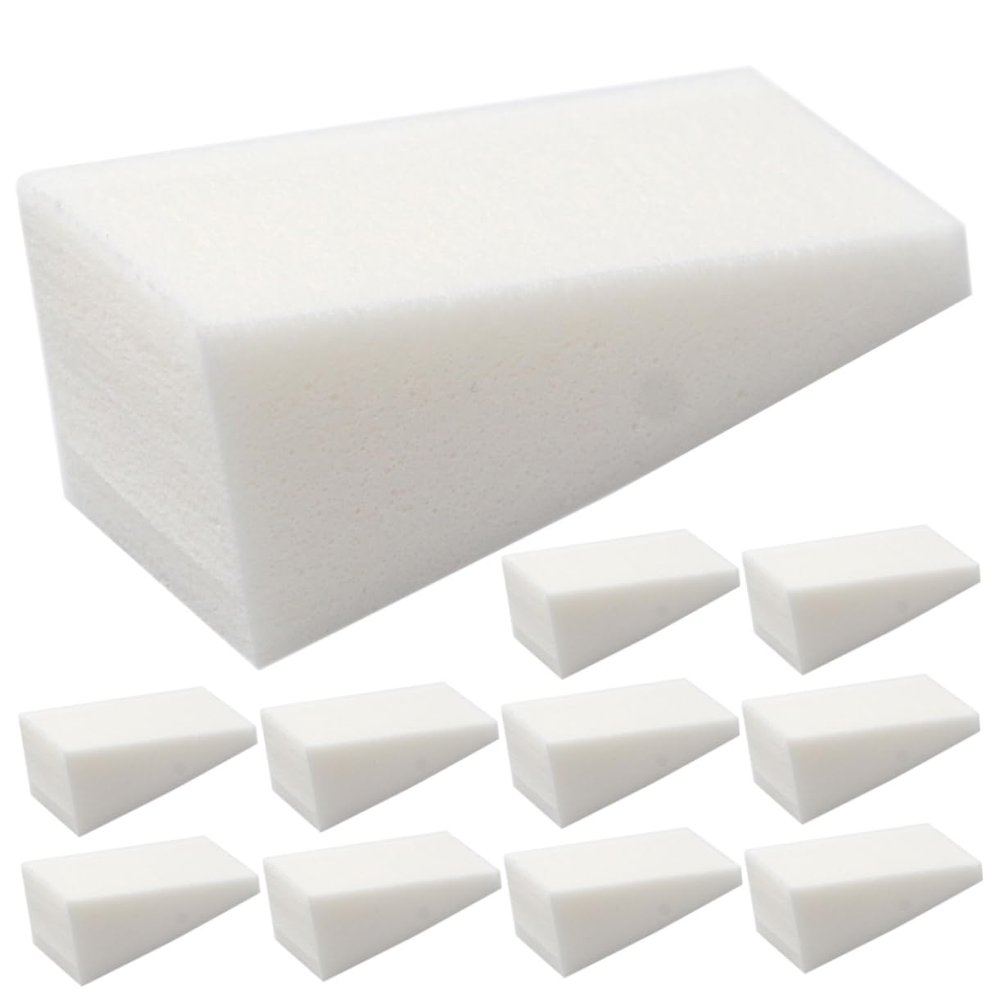 MAGICLULU 20pcs Gradient Nail Sponges Soft Nail Art Tools for Color Fade Manicure for Diy Gradient Designs and Makeup Application