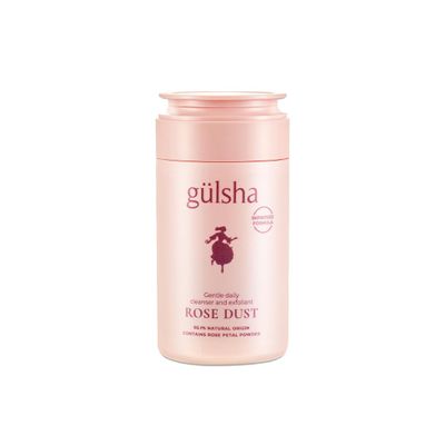 glsha Rose Exfoliating Face Scrub for Soft & Smooth Skin, Infused with Natural Rose Essential Oil, Moisturizer for Women, Gentle Daily Cleanser for All Skin Types, Paraben-Free, 1.5 Fl Oz