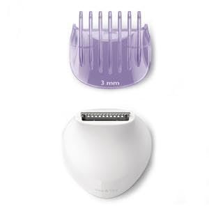 MuMiY Replacement Bikini Trimmer Cutter Head +Comb for BRL170 BRL180 BRL160 BRL140 BRL130 BRL640 BRE610 BRE620 BRE630 BRE640 Women Electric Shaver Razor Godless Hair Removal Shaver KitsPurple)