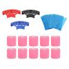 200 Blue Pen Covers + 10 Grip Tapes for Slip Proof Grip, Your Pen () view 2