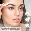 Dermaplaning Tool for Face Exfoliation, with 20 Replaceable Blades, Facial Shaver/Eyebrow Razor, Peach Fuzz Removal Eyebrow Shaper for Women, Easy to Use Dermaplaner Help Exfoliate and Smooth Skin view 4