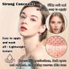 Air Cushion CC Cream Mushroom Head Foundation,Full Coverage Liquid Makeup Foundation,Oil Control Long Lasting Moisturizing BB Cream Foundation Makeup,Matte Concealer for All Skin Types(Ivory) view 4