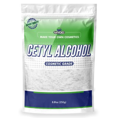Myoc Premium Cetyl Alcohol Powder - Cosmetic Grade, no adulterant, emulsifier, Thickening Agent DIY (8.8 Ounce)