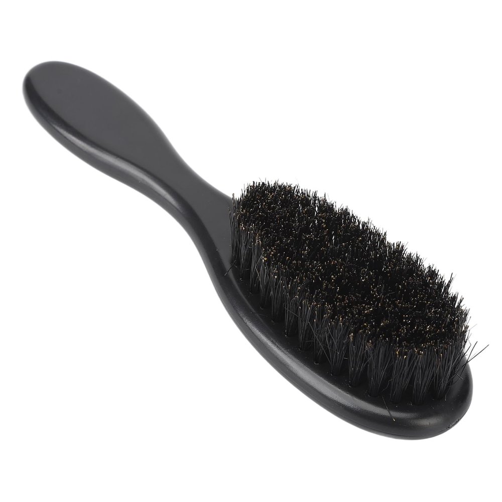 Beard Brush for Men - Oval Design Brush, Beard Types, Craftsmanship, Effective for Broken Beard