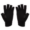 SUNUV LED Gloves for Gel Nails, Professional UPF 50+ Anti UV Gloves for Gel Nail Lamp, Nail Techs Black view 1