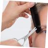 FOMIYES 4pcs Rounded Tip Stainless Steel Scissors for Eyebrow and Facial Hair Trimming Ergonomic Design for Precision Grooming for Professional and Home Use view 3