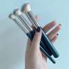 Foundation Conceal Brush Set, 3 PCS Angled Synthetic Brush for Blending Setting Buffing with Liquid, Cream and Powder Cosmetic (Black) view 2