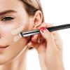 Foundation Conceal Brush Set, 3 PCS Angled Synthetic Brush for Blending Setting Buffing with Liquid, Cream and Powder Cosmetic (Black) view 4