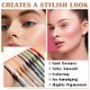 AIUEO Nude Eyeliner 2PCS Gel Eyeliner Pencil Long-lasting Waterproof Smooth Eye Liner Pencils Eye Makeup,delineador de ojos contra el agua -03 Nude view 4