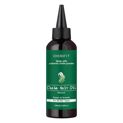 Chebefit Hair Growth Oil with Authentic Chebe Powder from Chad - Organic African Scalp Oil for All Hair Types, 3.38 Oz