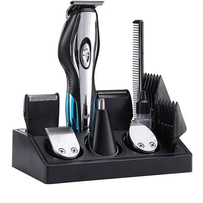 toothgeneric Hair Cutting Tool, Professional Hair Cutting Kit, Electric Hair Clippers, Hair Trimmer Barber Kit with USB Rechargeable 6 in 1 Electric Shaver Beard Trimmer Men Grooming Kit for Barber