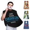 buxvhre Custom Beard Bib Apron Personalized Beard Hair Catcher Add Customized Photo Picture Text Waterproof Beard Shave Cape for Shaving Trimming for Father's Day Gift view 1
