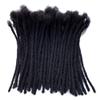 0.6cm Diameter Loc Extension 100% Human Hair Dreadlock Extensions for Man/Women Full Head Handmade loc Extensions Bundles Can Be Dyed Bleached Curled and Twisted 0.6cm 10 Inch 60 Strands view 3
