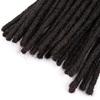 0.6cm Diameter Loc Extension 100% Human Hair Dreadlock Extensions for Man/Women Full Head Handmade loc Extensions Bundles Can Be Dyed Bleached Curled and Twisted 0.6cm 10 Inch 60 Strands view 4