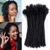 0.8cm Diameter Loc Extension 100% Human Hair Dreadlock Extensions for Man/Women Full Head Handmade loc Extensions Bundles Can Be Dyed Bleached Curled and Twisted 0.8cm 10 Inch 60 Strands view 2