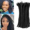 0.8cm Diameter Loc Extension 100% Human Hair Dreadlock Extensions for Man/Women Full Head Handmade loc Extensions Bundles Can Be Dyed Bleached Curled and Twisted 0.8cm 10 Inch 60 Strands view 3