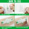 50 Pcs Eyebrow Tape, Disposable Plastic Eyebrow Protection Stickers, Waterproof Tapes for Eyebrow, Tattoo Protection view 3