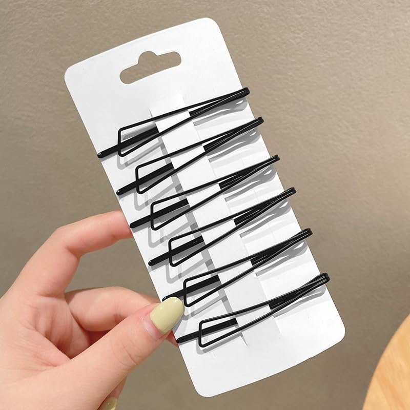 12Pcs Hair Clips Pins Black hair Clip for Women Girls DIY all hair types and all types Bobby Pins,Hair Accessories